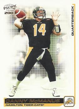 #44 Danny McManus - Hamilton Tiger-Cats - 2003 Pacific CFL Football