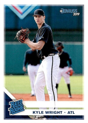 #44 Kyle Wright - Atlanta Braves - 2019 Donruss Baseball