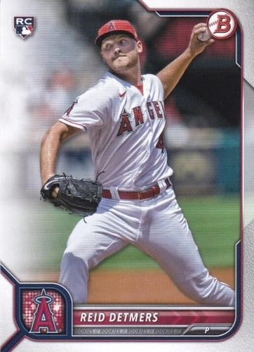 #44 Reid Detmers - Los Angeles Angels - 2022 Bowman Baseball