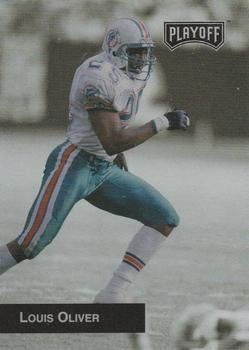 #44 Louis Oliver - Miami Dolphins - 1993 Playoff Football