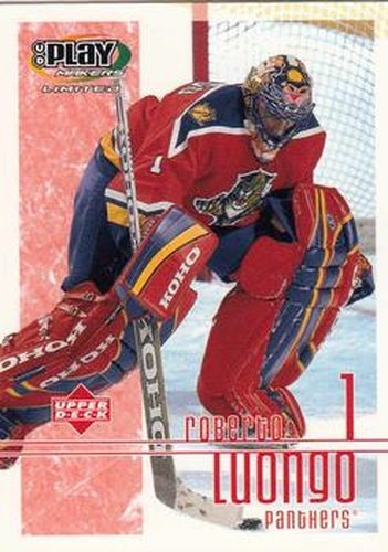 #44 Roberto Luongo - Florida Panthers - 2001-02 Upper Deck Playmakers Hockey