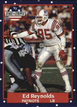 #44 Ed Reynolds - New England Patriots - 1991 Fleer Stars 'n Stripes Football