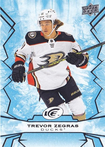 #44 Trevor Zegras - Anaheim Ducks - 2022-23 Upper Deck Ice Hockey