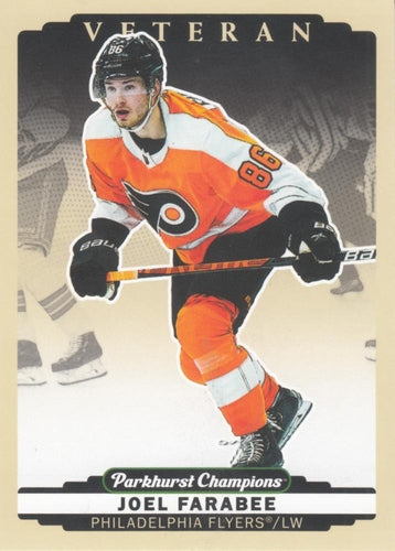 #44 Joel Farabee - Philadelphia Flyers - 2022-23 Parkhurst Champions Hockey