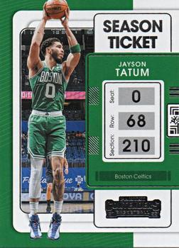 #44 Jayson Tatum - Boston Celtics - 2021-22 Panini Contenders Basketball