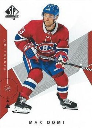 #44 Max Domi - Montreal Canadiens - 2018-19 SP Authentic Hockey