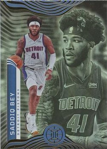 #44 Saddiq Bey - Detroit Pistons - 2021-22 Panini Illusions Basketball