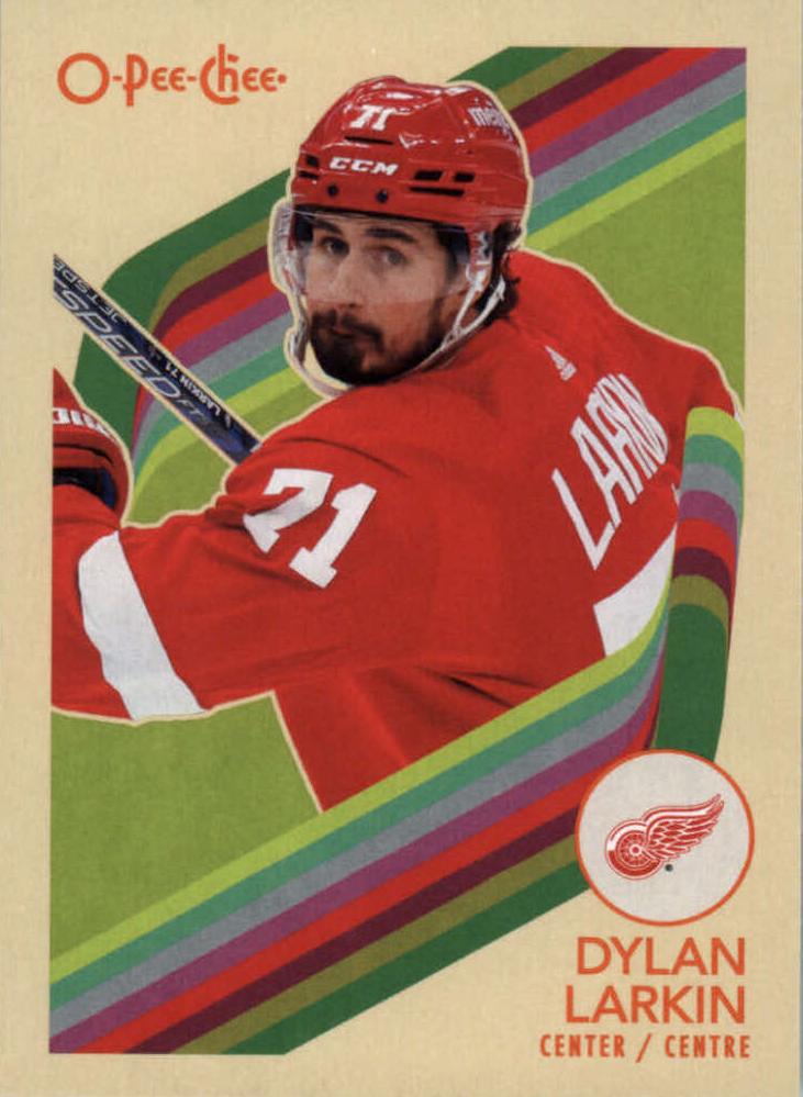#44 Dylan Larkin - Detroit Red Wings - 2023-24 O-Pee-Chee - Retro Hockey