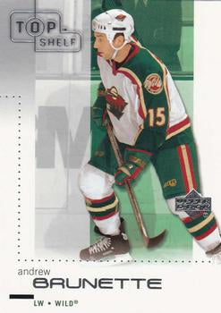 #44 Andrew Brunette - Minnesota Wild - 2002-03 Upper Deck Top Shelf Hockey