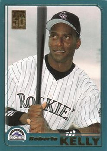 #T44 Roberto Kelly - Colorado Rockies - 2001 Topps Traded & Rookies Baseball