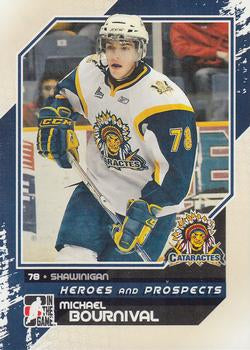 #44 Michael Bournival - Shawinigan Cataractes - 2010-11 In The Game Heroes and Prospects Hockey