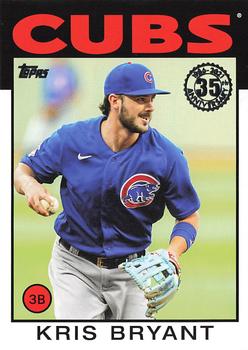 #86B-44 Kris Bryant - Chicago Cubs - 2021 Topps - 1986 Topps Baseball 35th Anniversary Series One Baseball