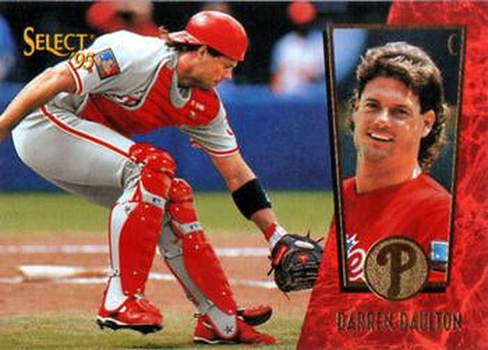 #44 Darren Daulton - Philadelphia Phillies - 1995 Select Baseball