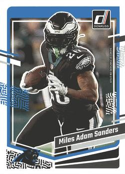 #44b Miles Sanders - Carolina Panthers - 2023 Donruss Football