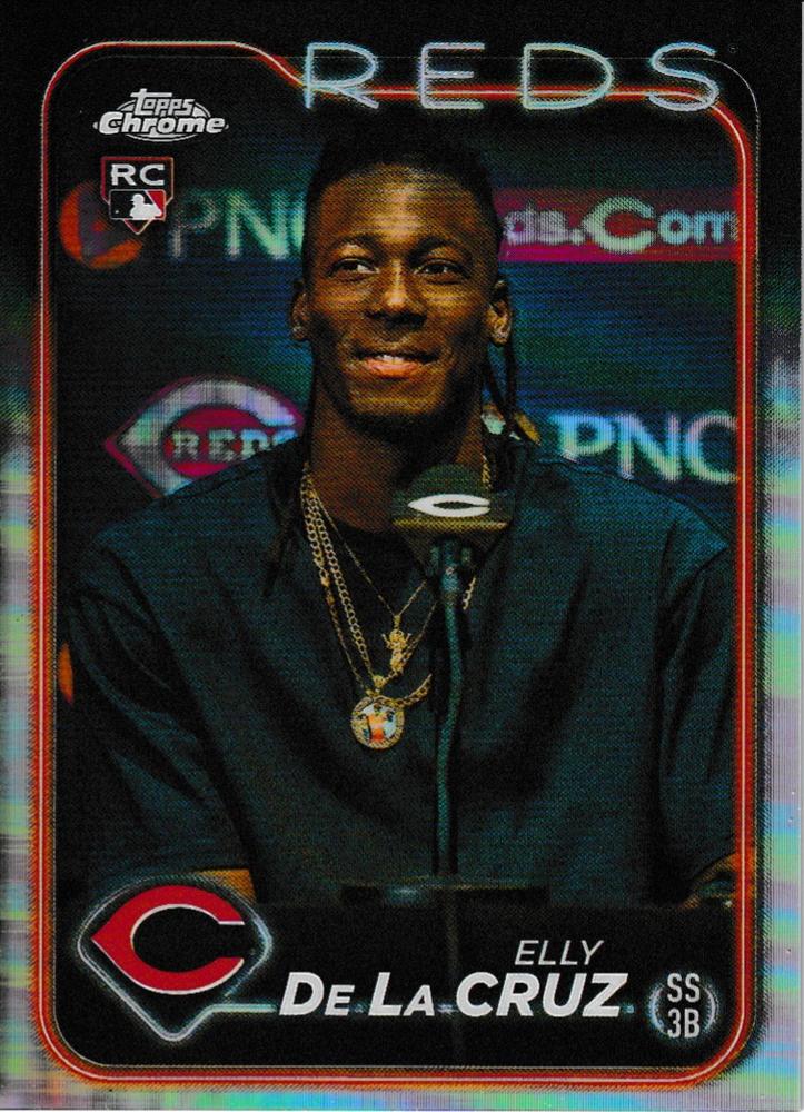 #44b Elly De La Cruz - Cincinnati Reds - 2024 Topps Chrome Baseball
