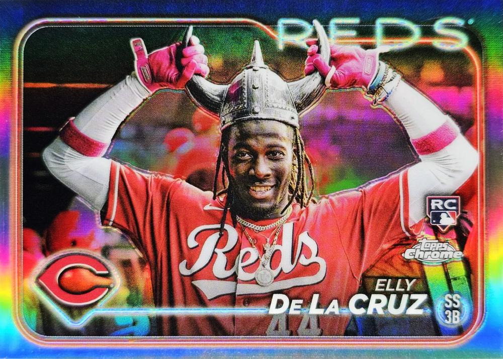 #44c Elly De La Cruz - Cincinnati Reds - 2024 Topps Chrome Baseball