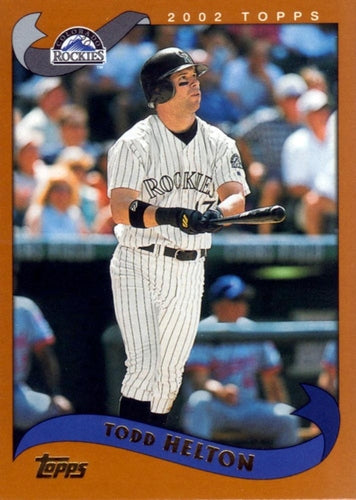 #450 Todd Helton - Colorado Rockies - 2002 Topps Baseball