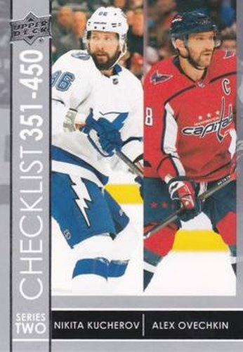 #450 Nikita Kucherov / Alex Ovechkin - Tampa Bay Lightning / Washington Capitals - 2021-22 Upper Deck Hockey