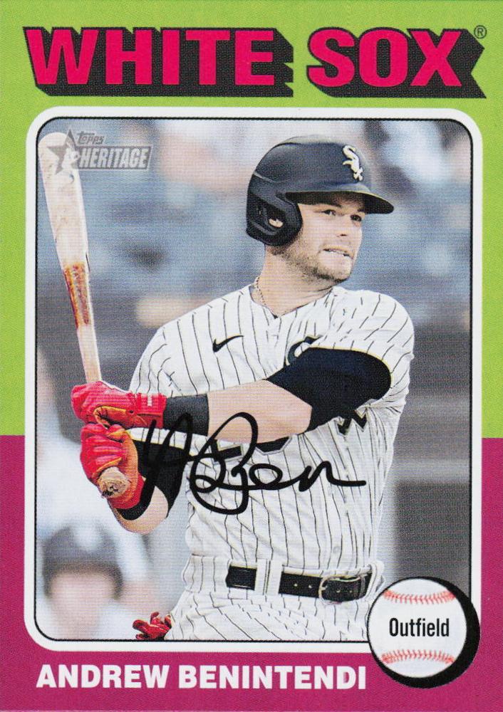 #450 Andrew Benintendi - Chicago White Sox - 2024 Topps Heritage Baseball