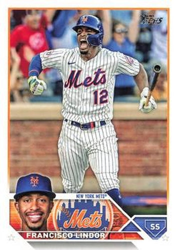 #450 Francisco Lindor - New York Mets - 2023 Topps Baseball
