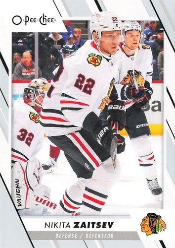 #450 Nikita Zaitsev - Chicago Blackhawks - 2023-24 O-Pee-Chee Hockey