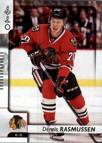 #450 Dennis Rasmussen - Chicago Blackhawks - 2017-18 O-Pee-Chee Hockey