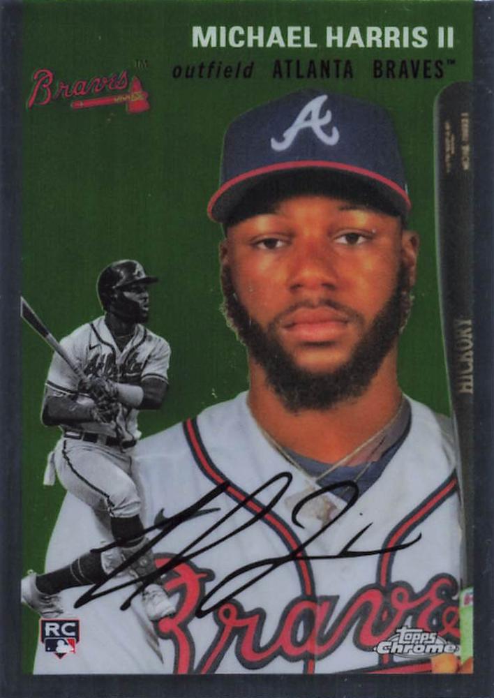 #450 Michael Harris II - Atlanta Braves - 2023 Topps Chrome Platinum Anniversary Baseball