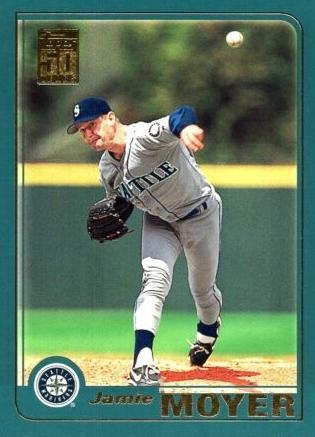 #450 Jamie Moyer - Seattle Mariners - 2001 Topps Baseball