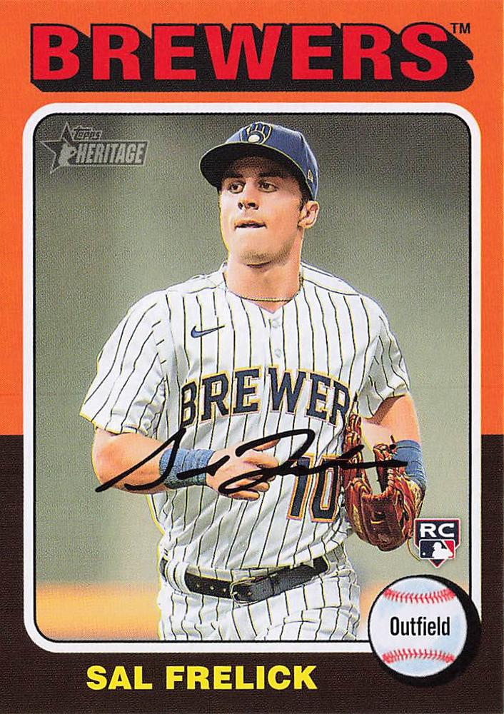 #451 Sal Frelick - Milwaukee Brewers - 2024 Topps Heritage Baseball