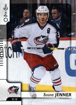 #451 Boone Jenner - Columbus Blue Jackets - 2017-18 O-Pee-Chee Hockey