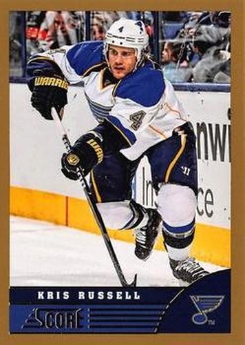 #451 Kris Russell - St. Louis Blues - 2013-14 Score - Gold Hockey