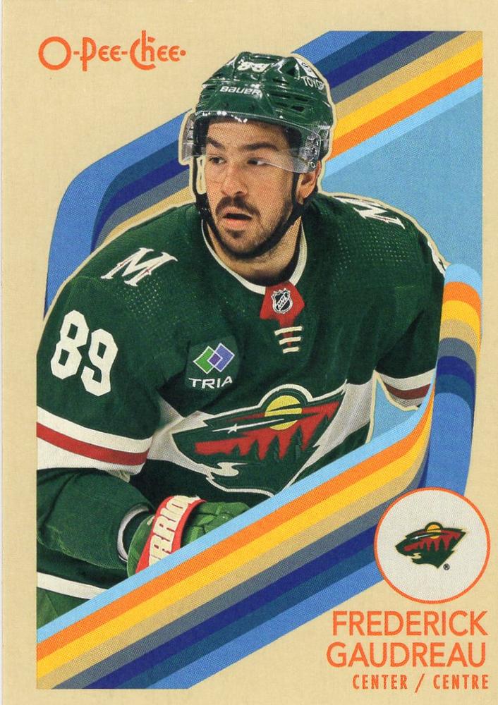 #452 Frederick Gaudreau - Minnesota Wild - 2023-24 O-Pee-Chee - Retro Hockey