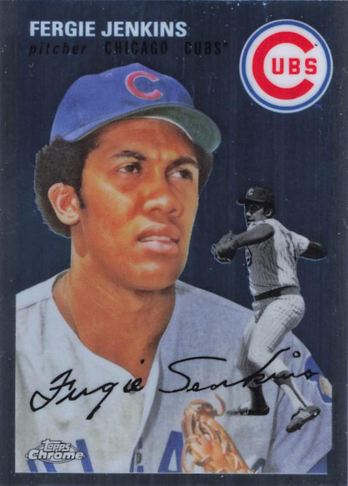 #452 Fergie Jenkins - Chicago Cubs - 2023 Topps Chrome Platinum Anniversary Baseball