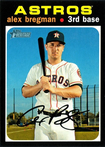 #453 Alex Bregman - Houston Astros - 2020 Topps Heritage Baseball