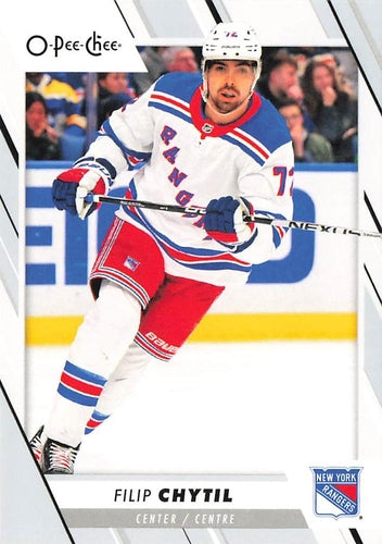 #454 Filip Chytil - New York Rangers - 2023-24 O-Pee-Chee Hockey