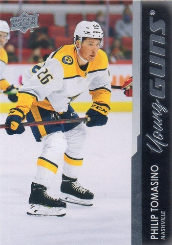 #454 Philip Tomasino - Nashville Predators - 2021-22 Upper Deck Hockey