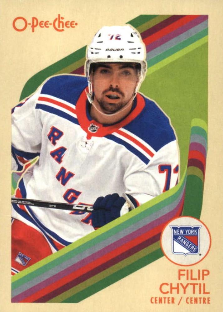 #454 Filip Chytil - New York Rangers - 2023-24 O-Pee-Chee - Retro Hockey