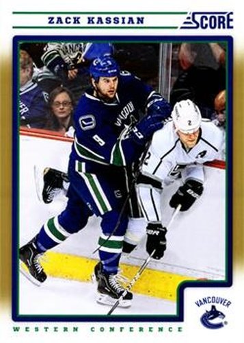 #455 Zack Kassian - Vancouver Canucks - 2012-13 Score - Gold Rush Hockey