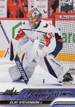 #457 Clay Stevenson - Washington Capitals -2023-24 Upper Deck Hockey