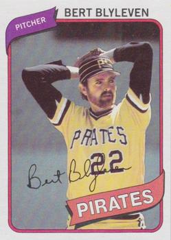 #457 Bert Blyleven - Pittsburgh Pirates - 1980 Topps Baseball