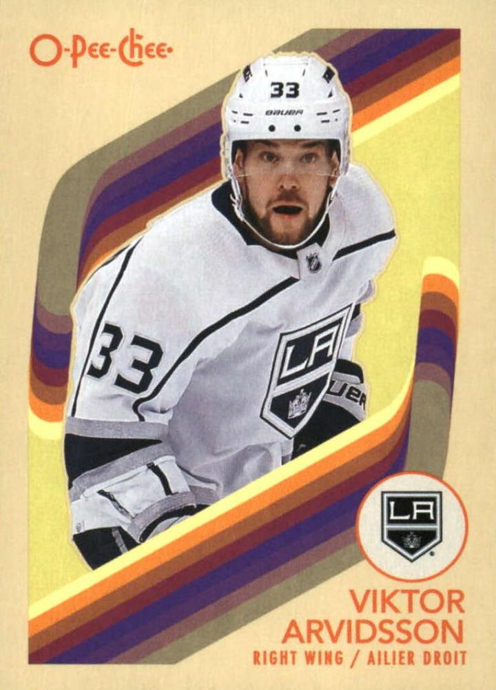 #458 Viktor Arvidsson - Los Angeles Kings - 2023-24 O-Pee-Chee - Retro Hockey