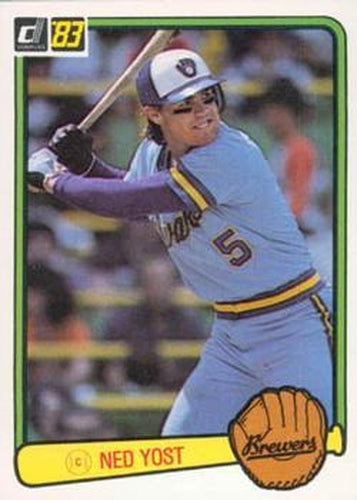 #458 Ned Yost - Milwaukee Brewers - 1983 Donruss Baseball