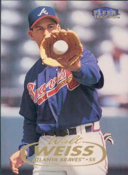 #459 Walt Weiss - Atlanta Braves - 1998 Fleer Tradition Baseball