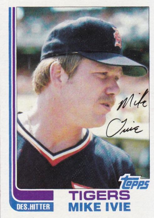 #45T Mike Ivie - Detroit Tigers - 1982 Topps Traded Baseball