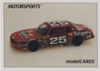 #45 Tim Richmond - Hendrick Motorsports -1991 Motorsports Modelcards Racing