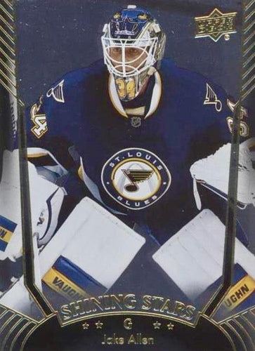 #SS-45 Jake Allen - St. Louis Blues - 2016-17 Upper Deck - Shining Stars Hockey
