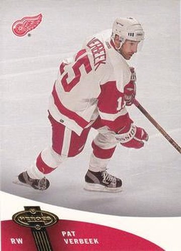#45 Pat Verbeek - Detroit Red Wings - 2000-01 Upper Deck Heroes Hockey