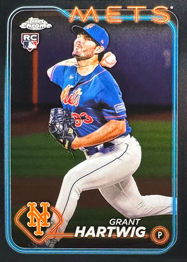 #45 Grant Hartwig - New York Mets - 2024 Topps Chrome Baseball