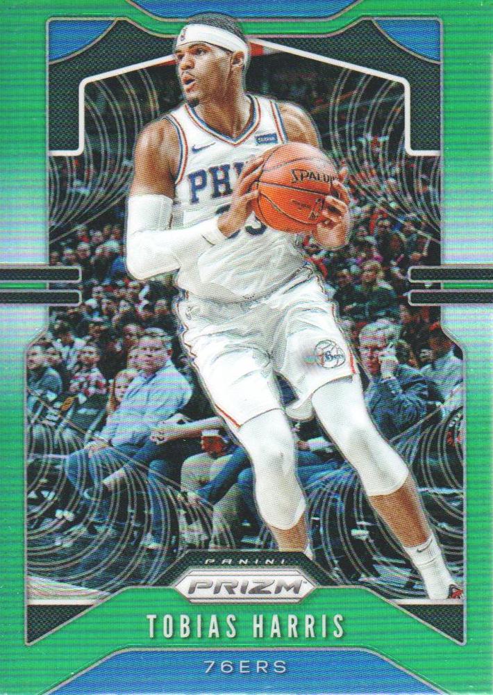 #45 Tobias Harris - Philadelphia 76ers - 2019-20 Panini Prizm - Prizms Green Basketball