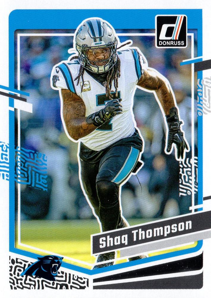 #45 Shaq Thompson - Carolina Panthers - 2023 Donruss Football